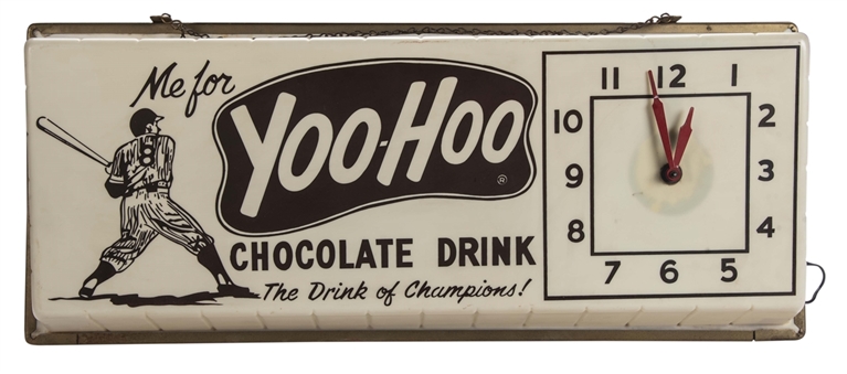 1961 Yogi Berra Fully Operational Yoo-Hoo Display Sign